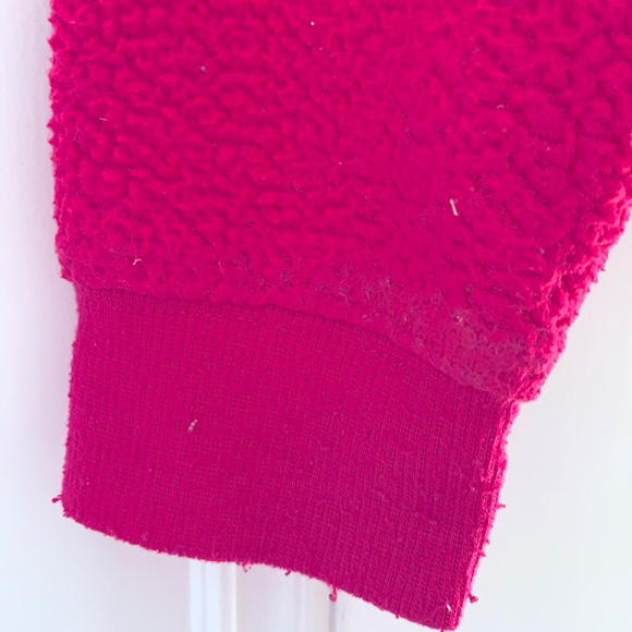 Vineyard Vines Sherpa fleece pullover size 7-8 (S) girls pink - Picture 4 of 4